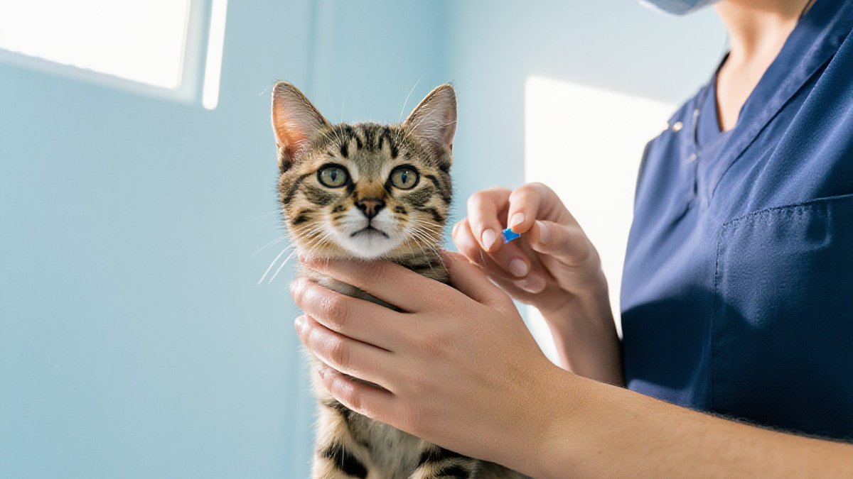 A routine kitten vaccination, the visit that anchors the whole schedule